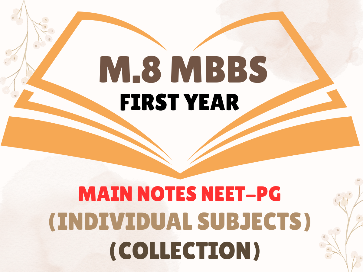 M.8 MBBS First Year
