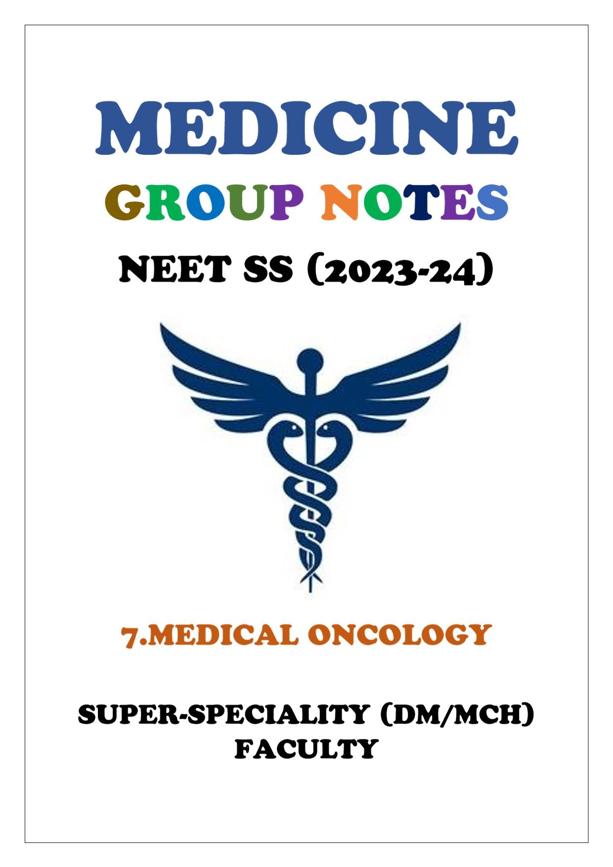 Medical Oncology - Doc Medicine 1.0-7