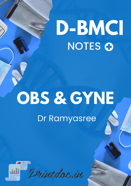OBS & GYNE D-BMCI By Dr Ramyasree