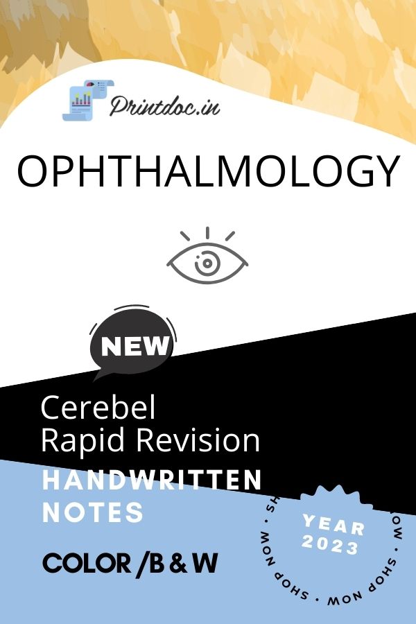 Cerebel RR - OPHTHAMOLOGY