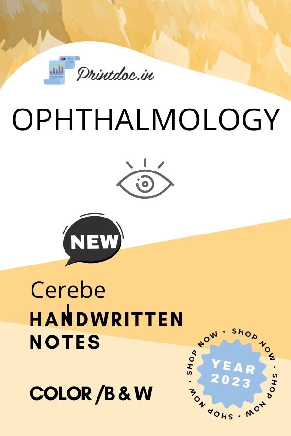 Cerebel - OPHTHALMOLOGY