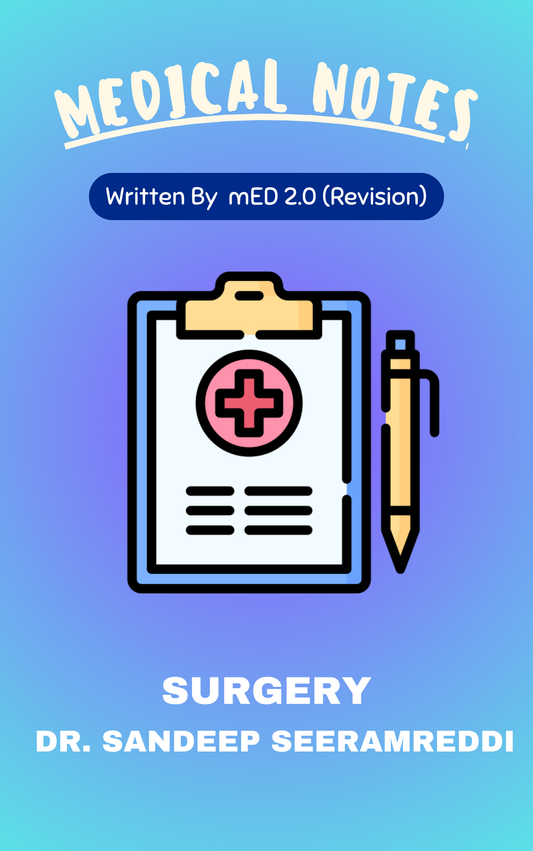 Med 2.0 - Surgery by Dr. Sandeep Seeramreddi (Rapid Revision)