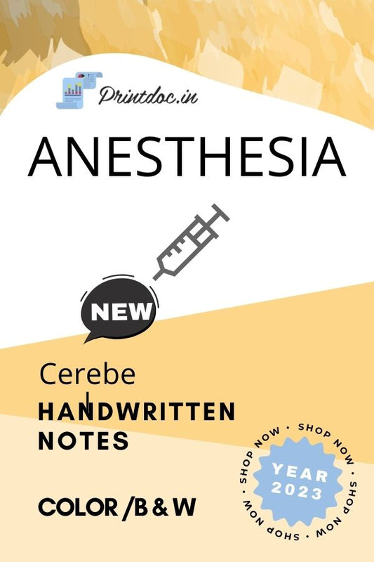 Cerebel - ANESTHESIA