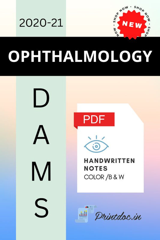 DAMS - OPHTHALMOLOGY - PDF