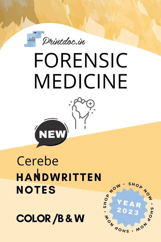 Cerebel - FORENSIC MEDICINE