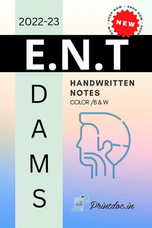 DAMS - E.N.T NOTES 2022-23