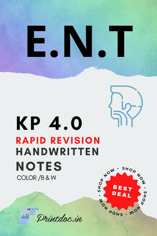 KP 4.0 Rapid Revision - E.N.T