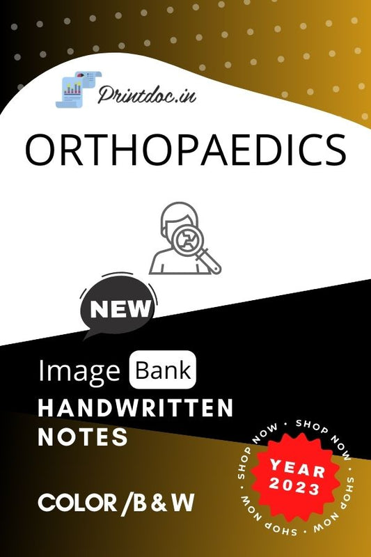 Image Bank - ORTHOPAEDICS Notes 2023