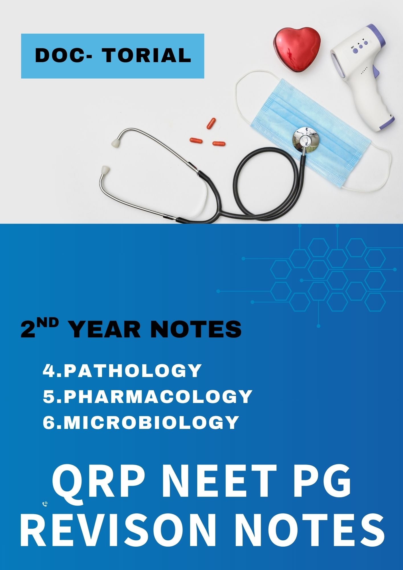DOC TUTORIAL QRP - Second Year MBBS Notes – Pathology, Pharmacology & Microbiology