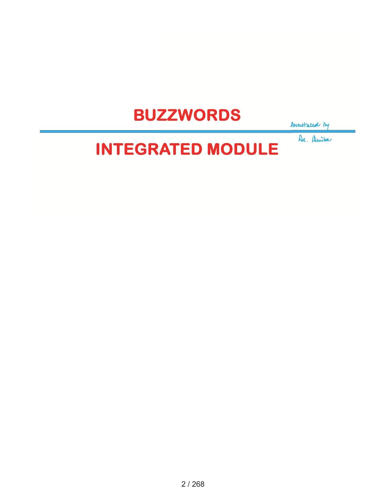 Compiled Modules by Dr. Zainab Vora