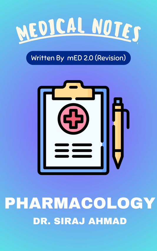 Med 2.0 - PHARMACOLOGY by Dr. Siraj Ahmad (Rapid Revision)