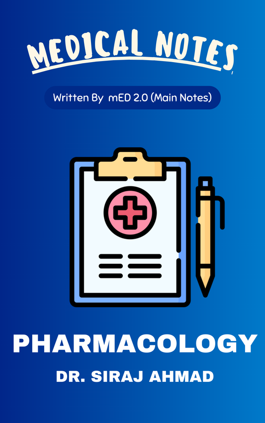 Med 2.0 - PHARMACOLOGY by Dr. Siraj Ahmad
