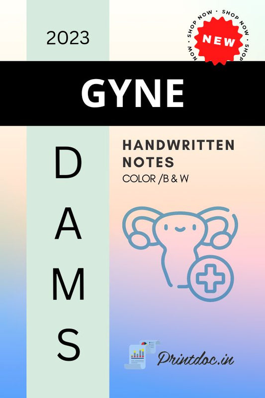 DAMS - GYNE NOTES 2023