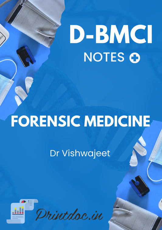 FORENSIC MEDICINE D-BMCI By Dr Vishwajeet