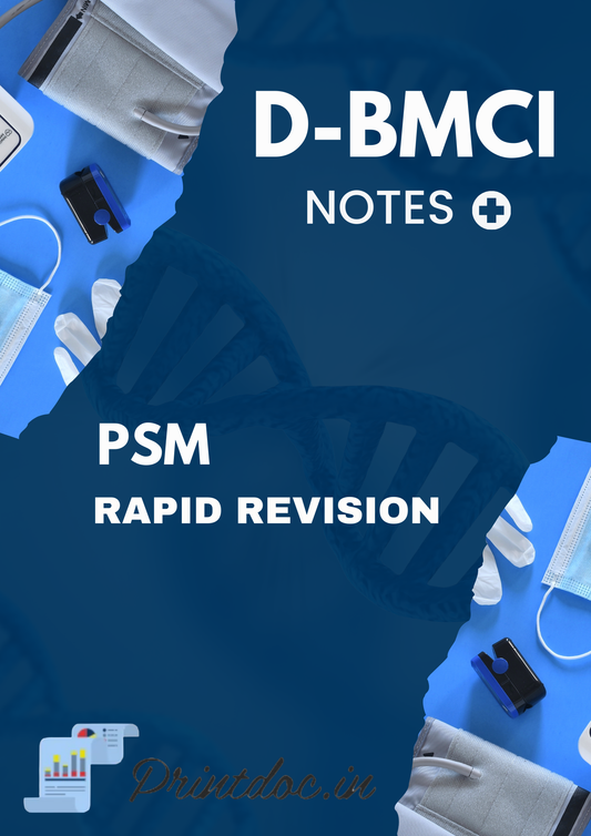 D-BMCI - PSM - Rapid Revision Notes 2025
