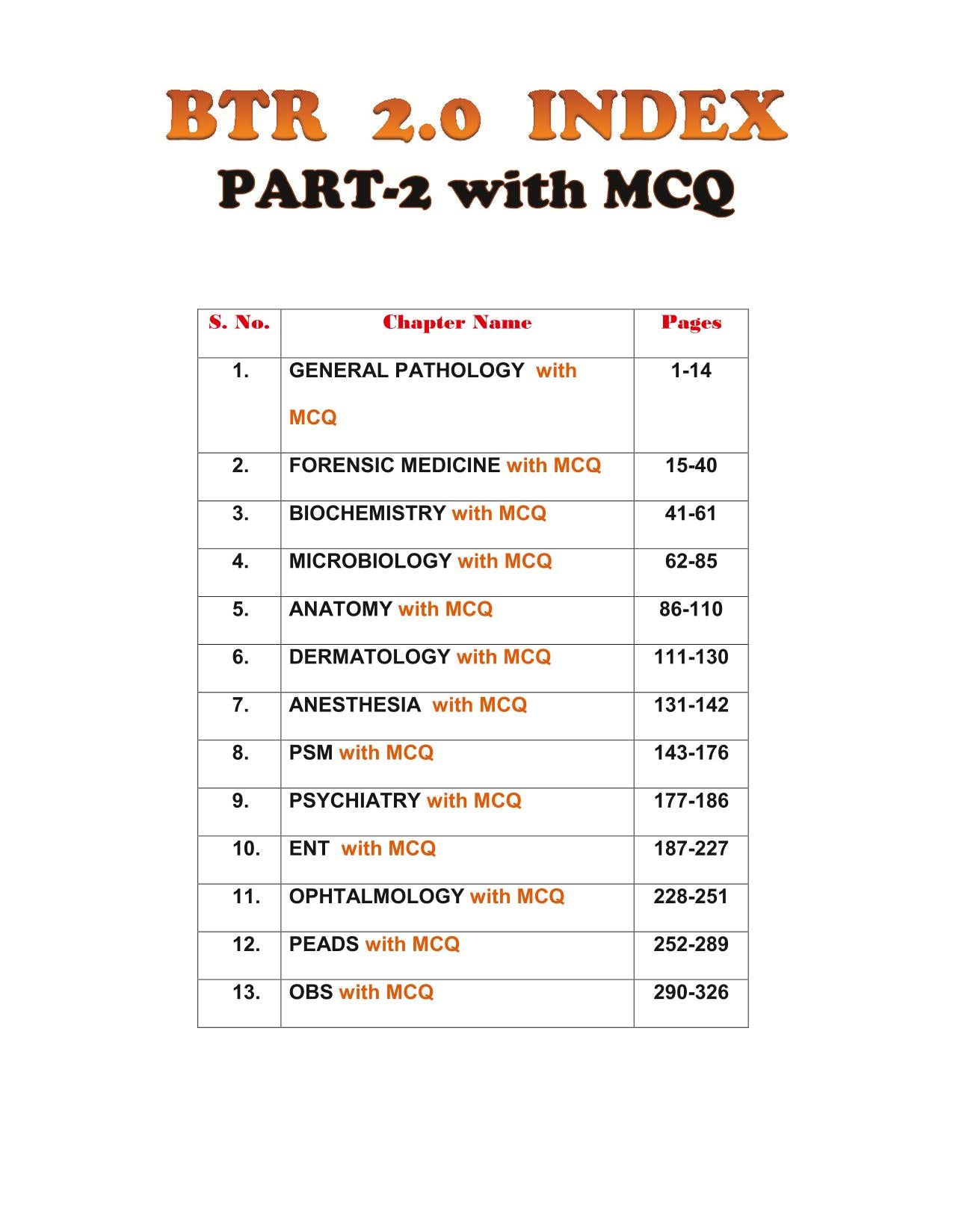 BTR 2.O Annotated with MCQ 2.0 All 19 Subjects in 2 books By Dr. Zainab Vohra (New Offer) - PrintDoc