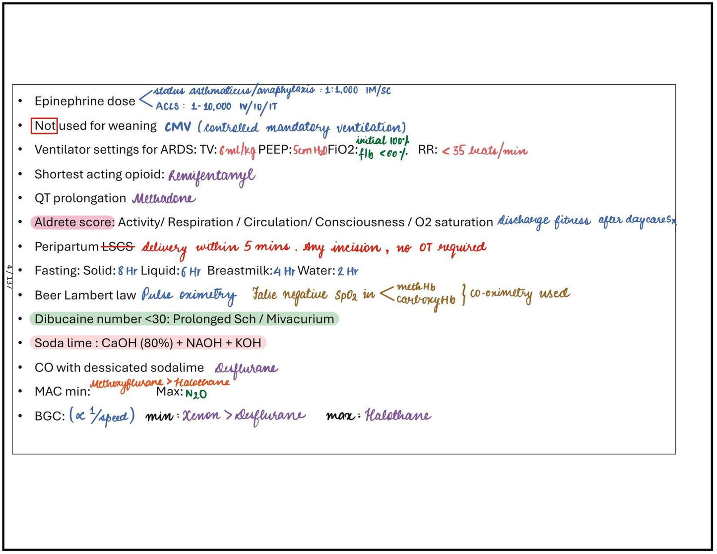 BTR CHOTTI COPY Revision Notes ANOTATED Notes BY DR. ZAINAB VORA (New Offer) - PrintDoc