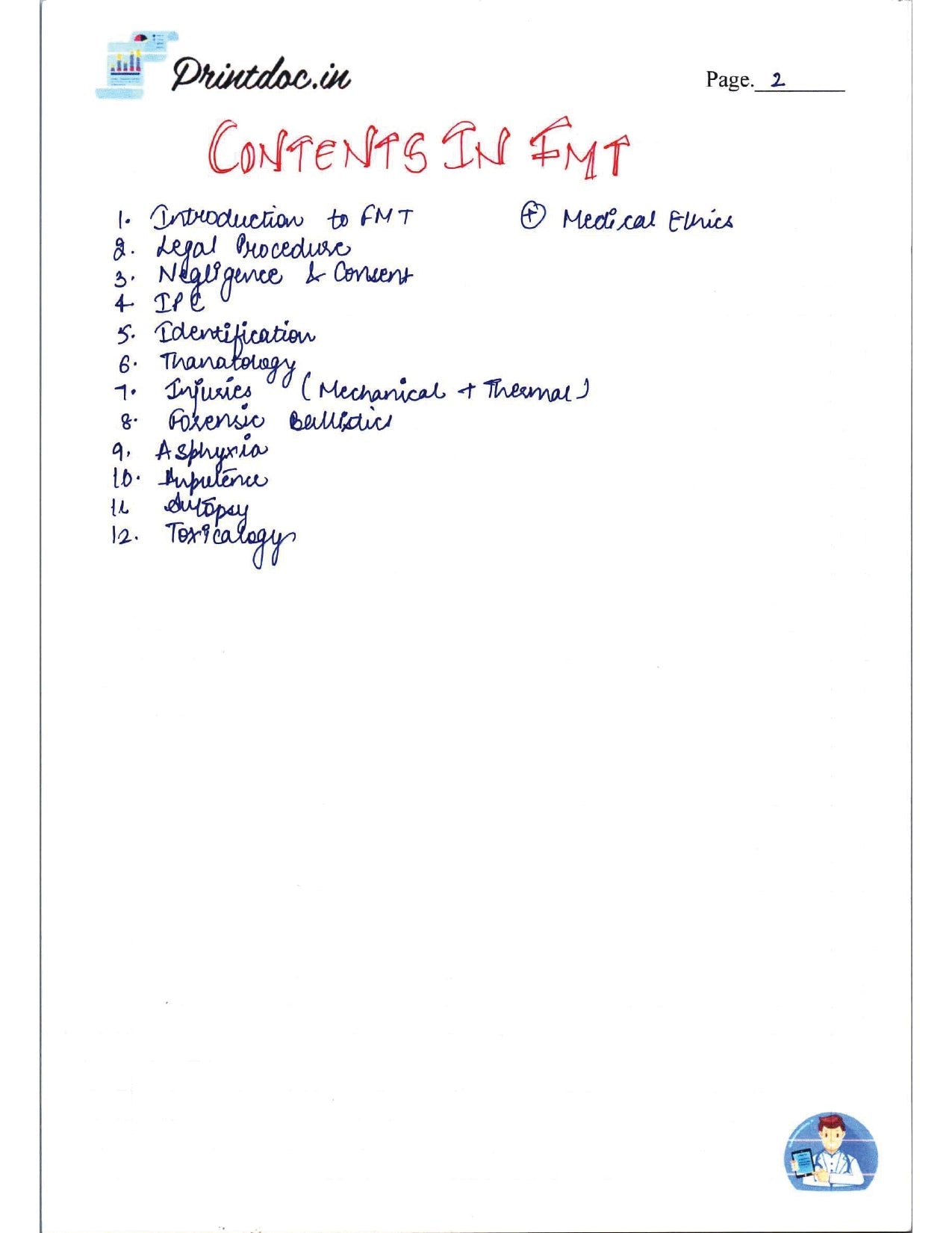 DAMS - FORENSIC MEDICINE NOTES 2022-23 - PrintDoc