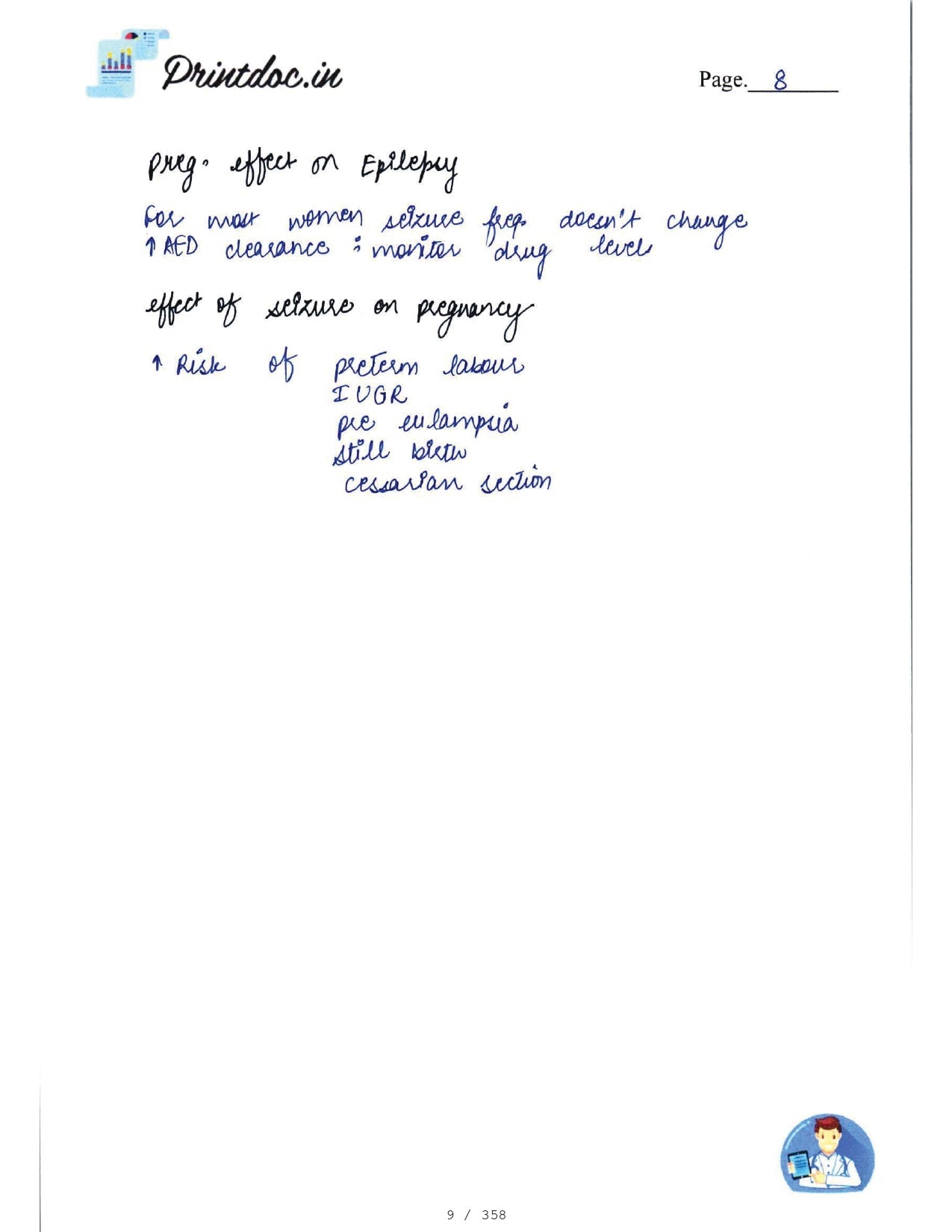 DAMS - OBS & GYNE NOTES 2022-23 - PrintDoc