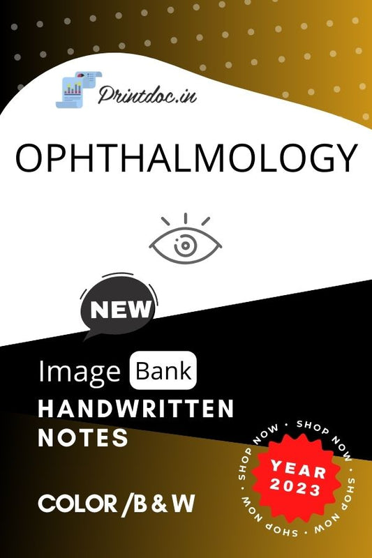 Image Bank - OPHTHALMOLOGY Notes 2023 - PrintDoc