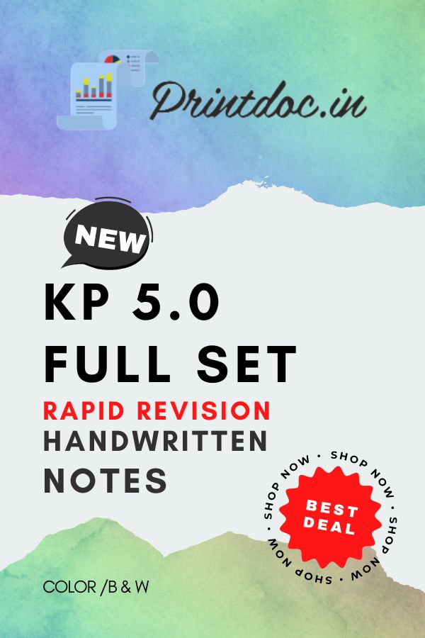 KP 5.0 Rapid Revision - Full Set Limited Offer - PrintDoc