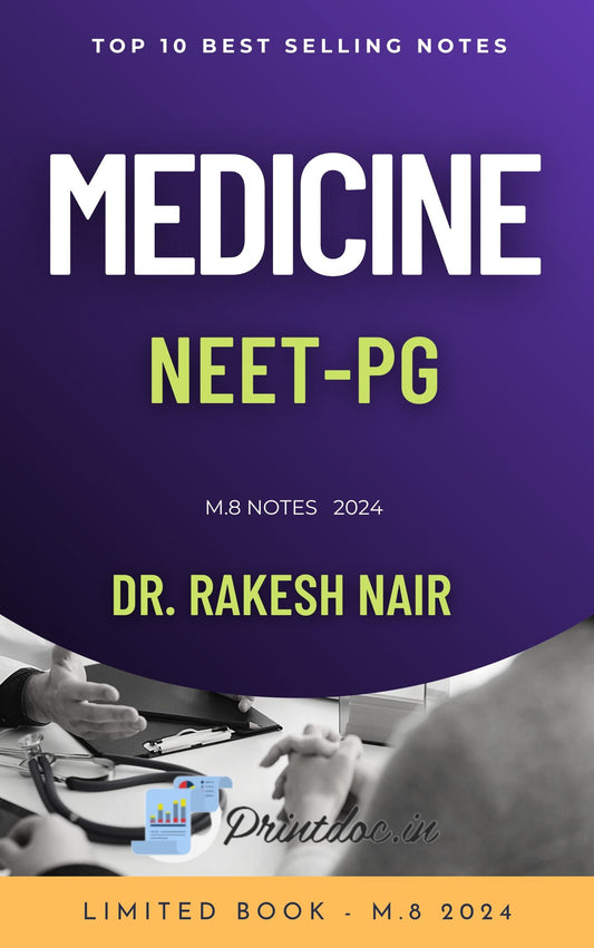 M 8.0 - MEDICINE - DR. RAKESH NAIR - PrintDoc