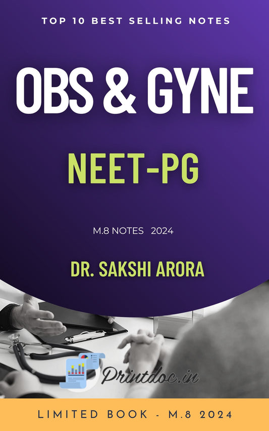 M 8.0 - OBS & GYNE - DR. SAKSHI ARORA - PrintDoc