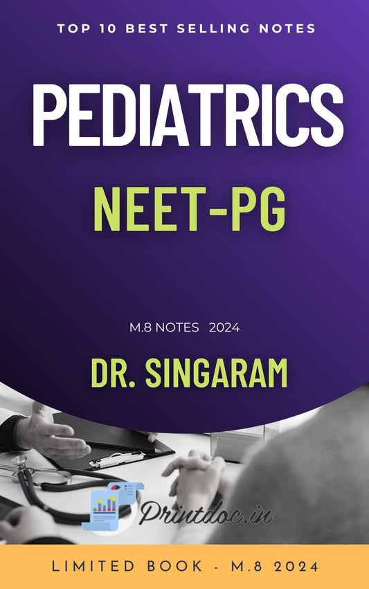 M 8.0 - PEDIATRICS - DR. SINGARAM - PrintDoc
