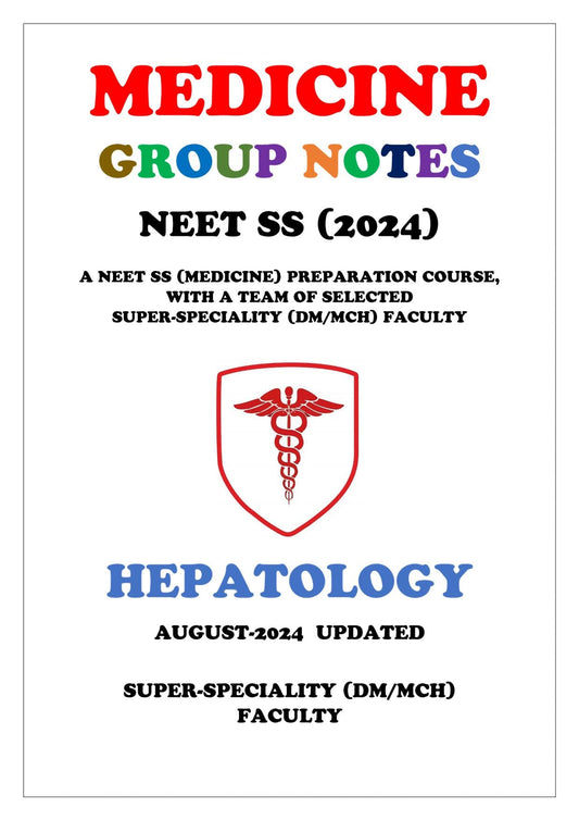 Medicine - Hepatology Super - Speciality Notes - PrintDoc