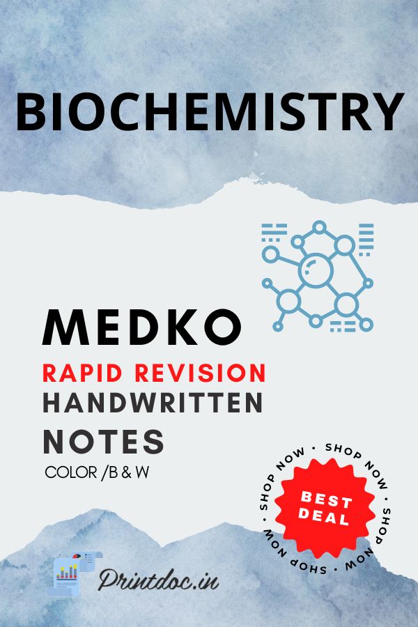 Medko Rapid Revision - BIOCHEMISTRY - PrintDoc