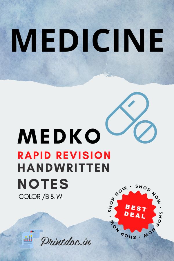 Medko Rapid Revision - MEDICINE - PrintDoc