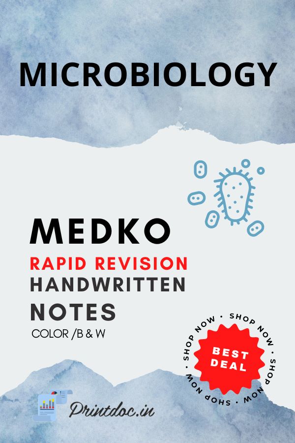 Medko Rapid Revision - MICROBIOLOGY - PrintDoc