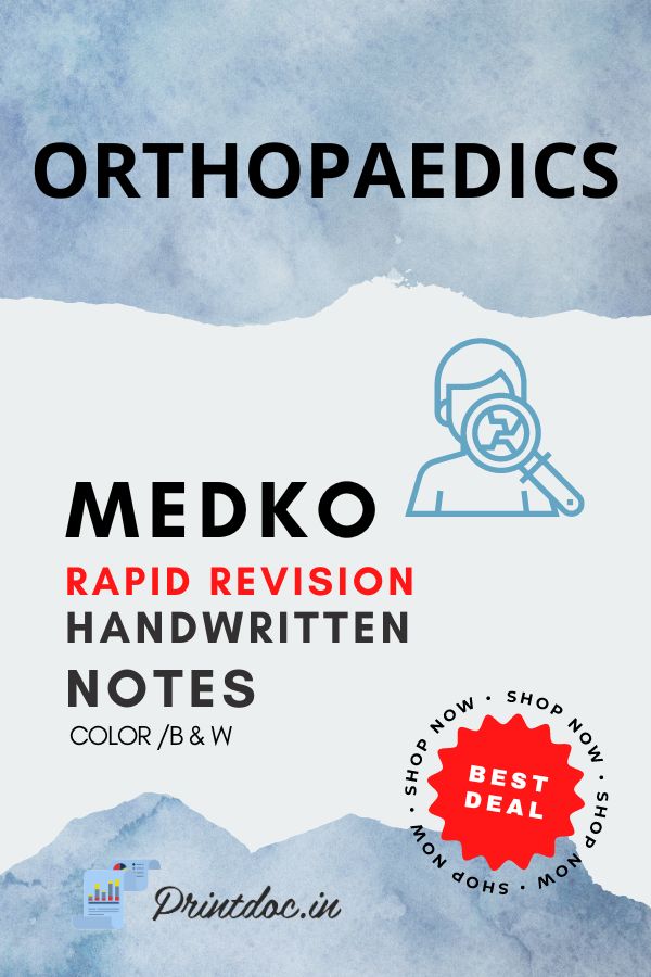 Medko Rapid Revision - ORTHOPAEDICS - PrintDoc
