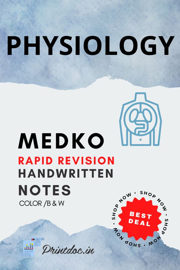 Medko Rapid Revision - PHYSIOLOGY - PrintDoc