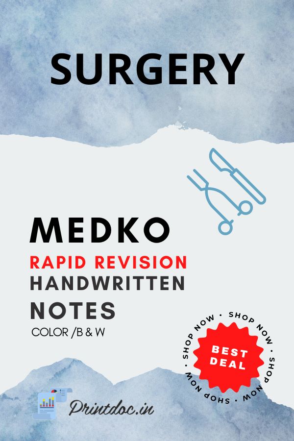 Medko Rapid Revision - SURGERY - PrintDoc