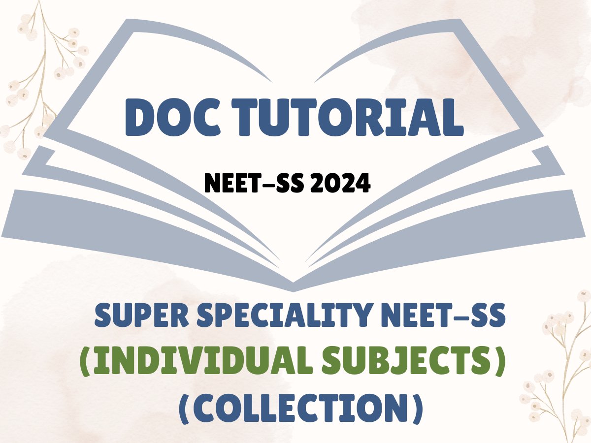 Doctor Tutorial Neet SS Notes – PrintDoc