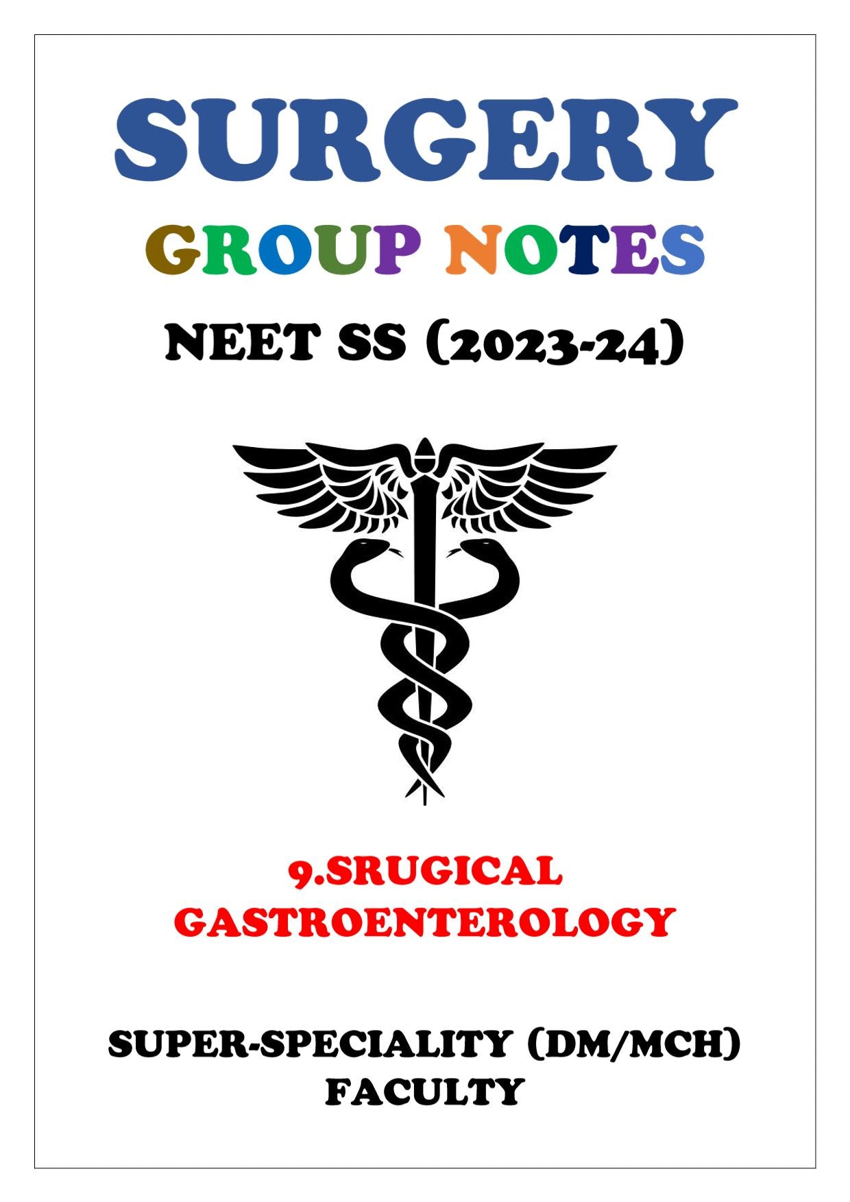 SRUGICAL GASTROENTEROLOGY - Doc Surgery 1.0-9