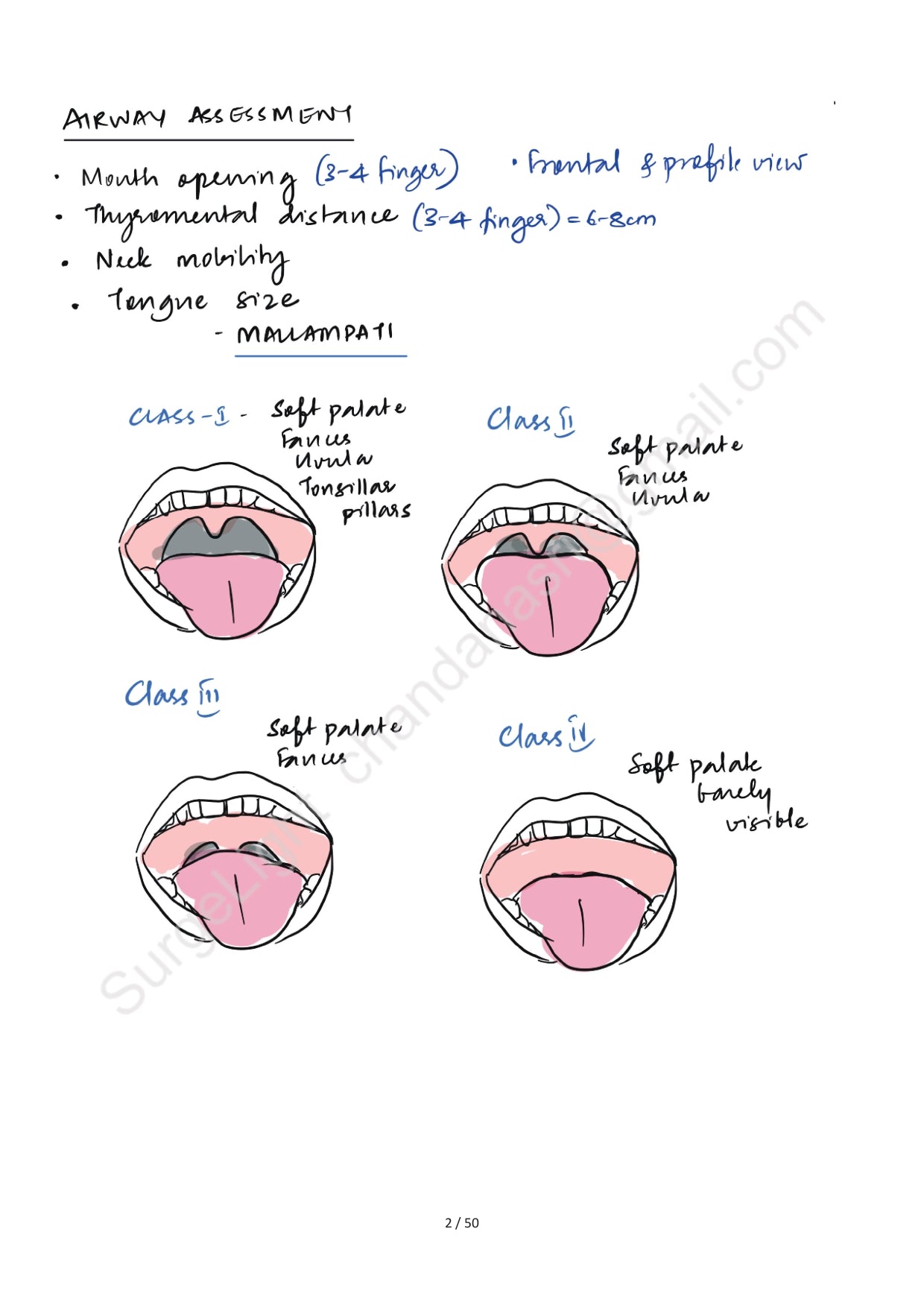 AIRWAY - Surgery Notes GMC