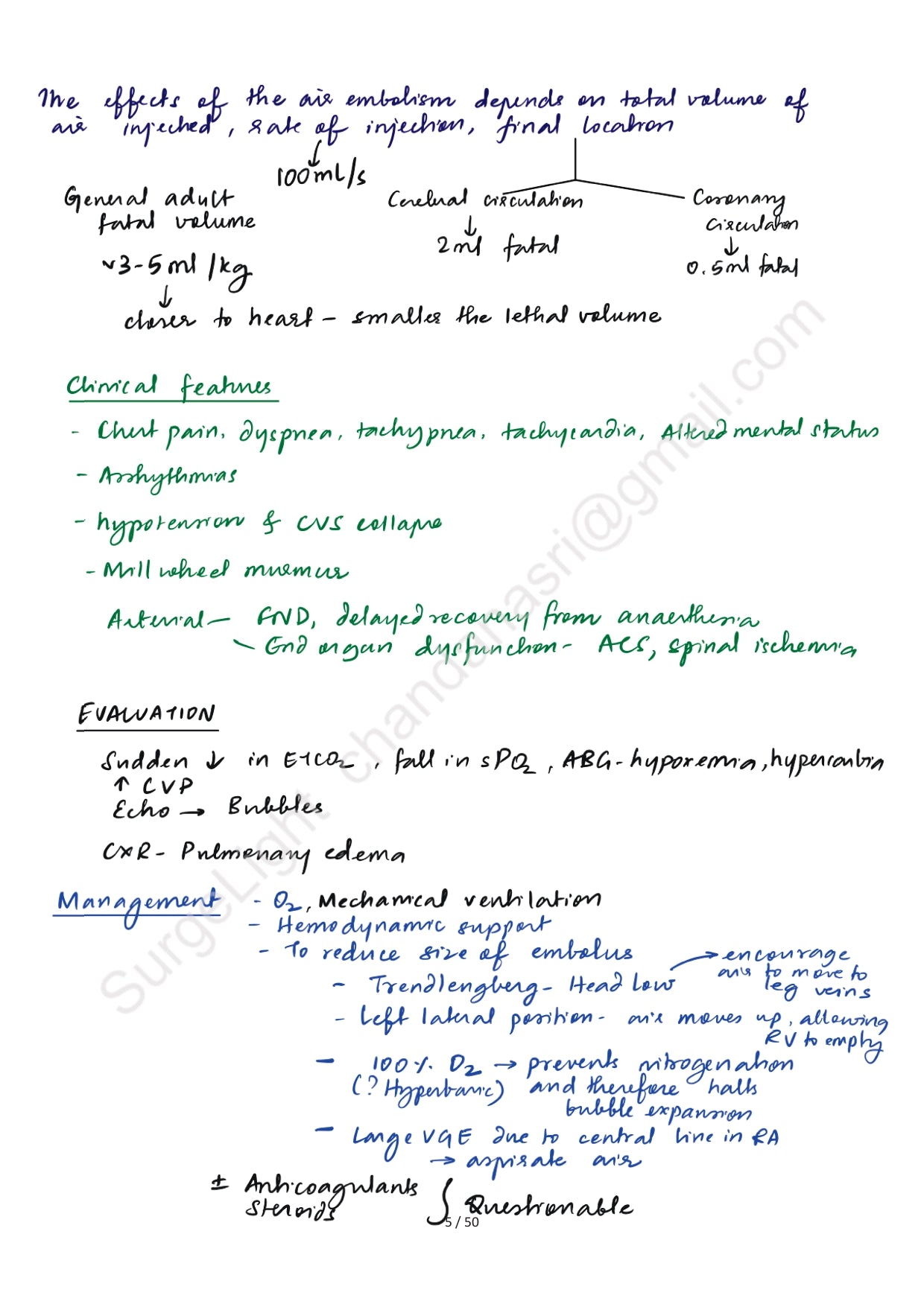 AIRWAY - Surgery Notes GMC