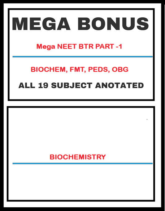 BTR Mega Bonus Annotated by Dr. Zainab Vora