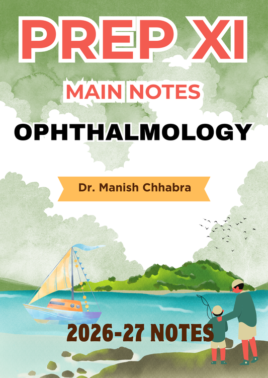 OPHTHALMOLOGY - Prep XI Notes 2026