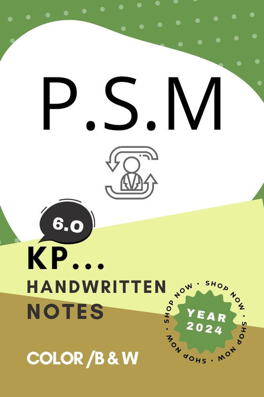 KP 6-0- P.S.M (VOL 1 and 2)