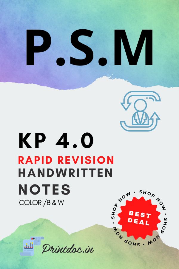 KP 4.0 Rapid Revision - P.S.M