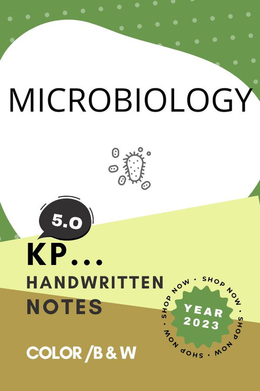 KP 5.0 Rapid Revision - MICROBIOLOGY