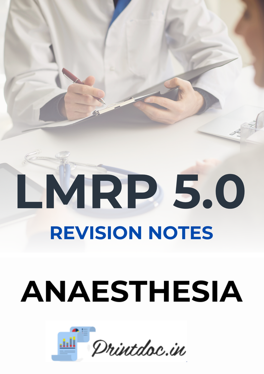 LMRP 5.0 RR - ANAESTHESIA