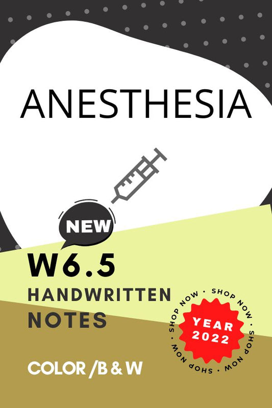 W6.5 - ANESTHESIA