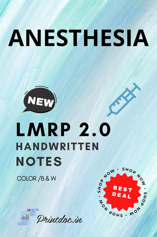 LMRP 2.0 - ANEASTHESIA