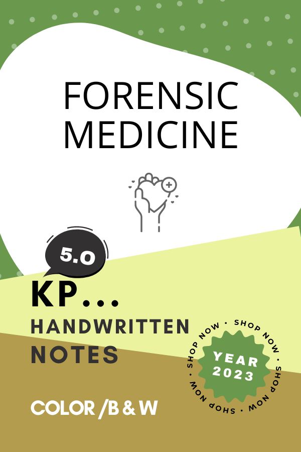 KP 5.0 Rapid Revision - FORENSIC MEDICINE