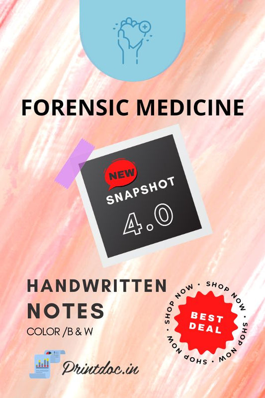 Snapshot 4.0 - FORENSIC MEDICINE