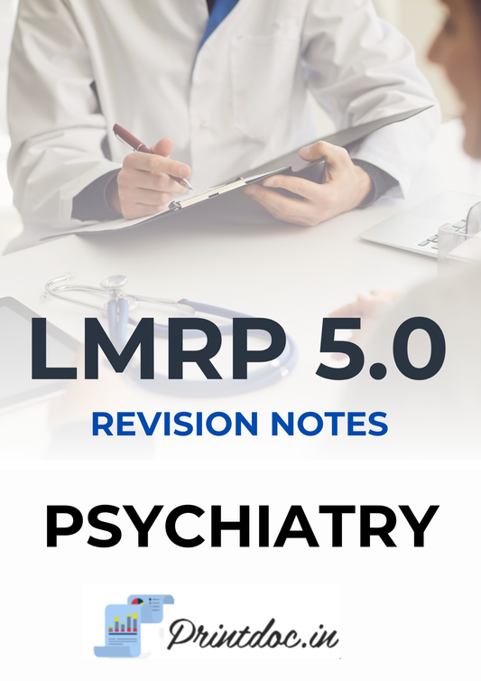 LMRP 5.0 RR - PSYCHIATRY